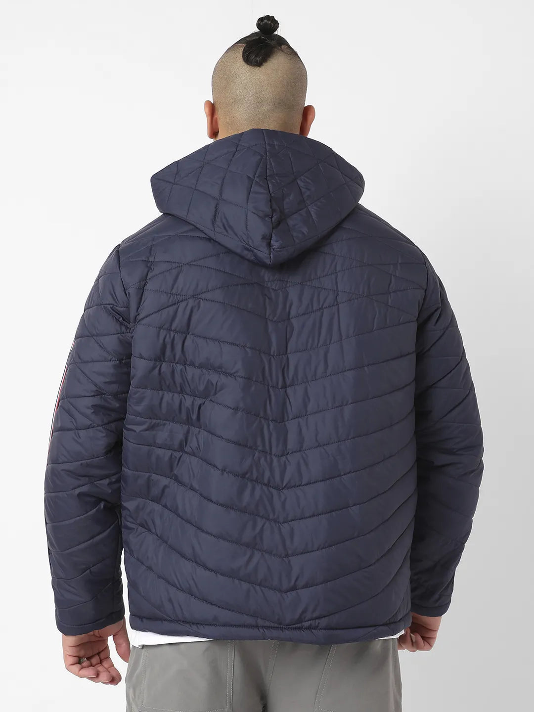 Navy Blue Puffer Jacket