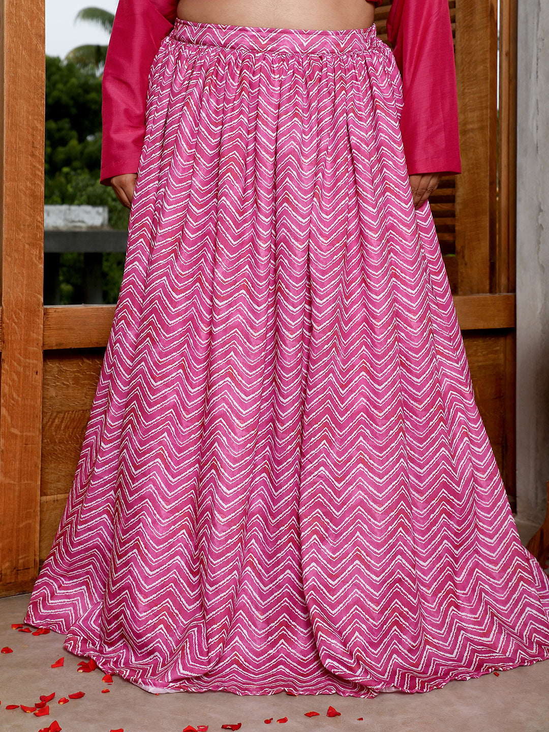 Chevron-Wrap Co-Ord Set
