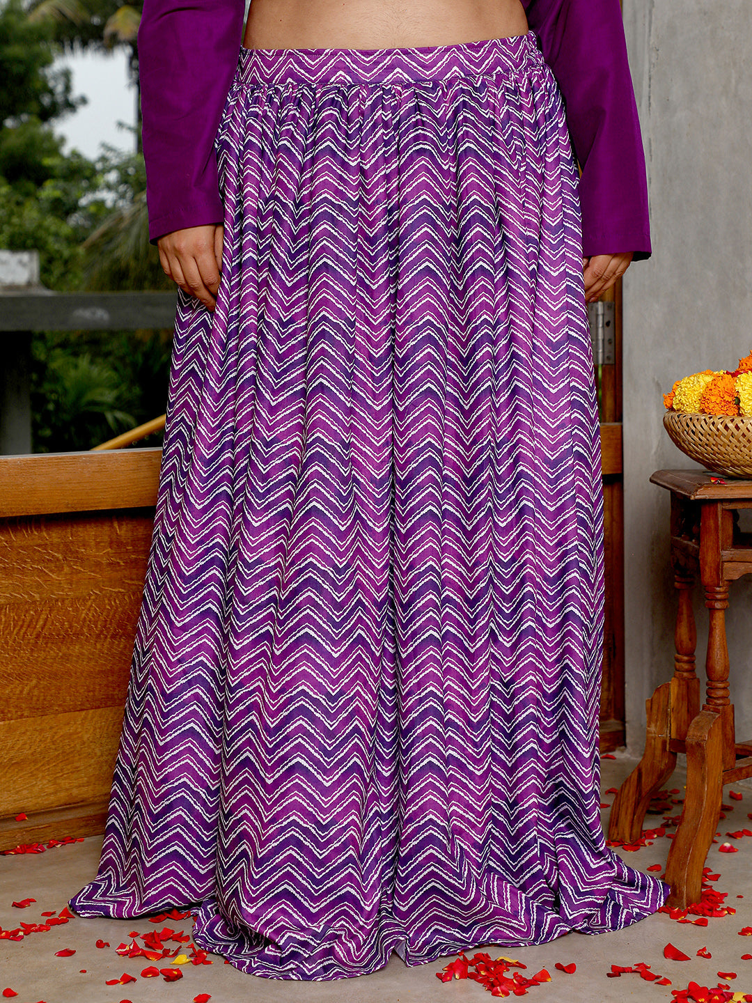 Chevron-Wrap Co-Ord Set