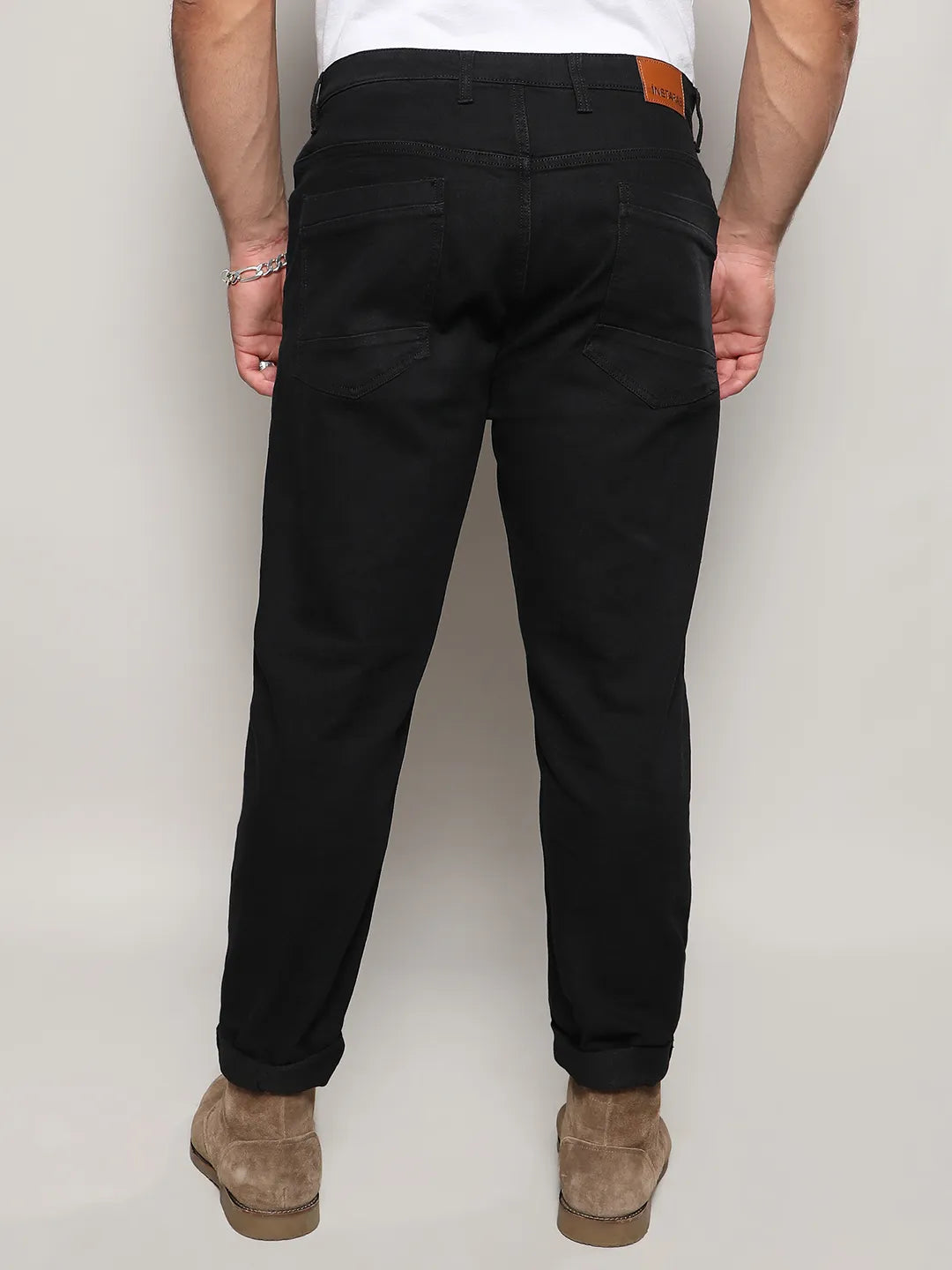 Solid Casual Denim Jeans