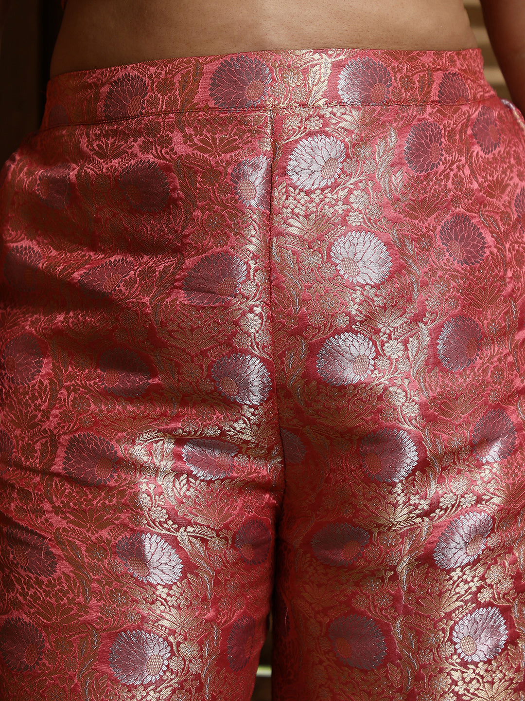 Floral Jaquard Pantsuit