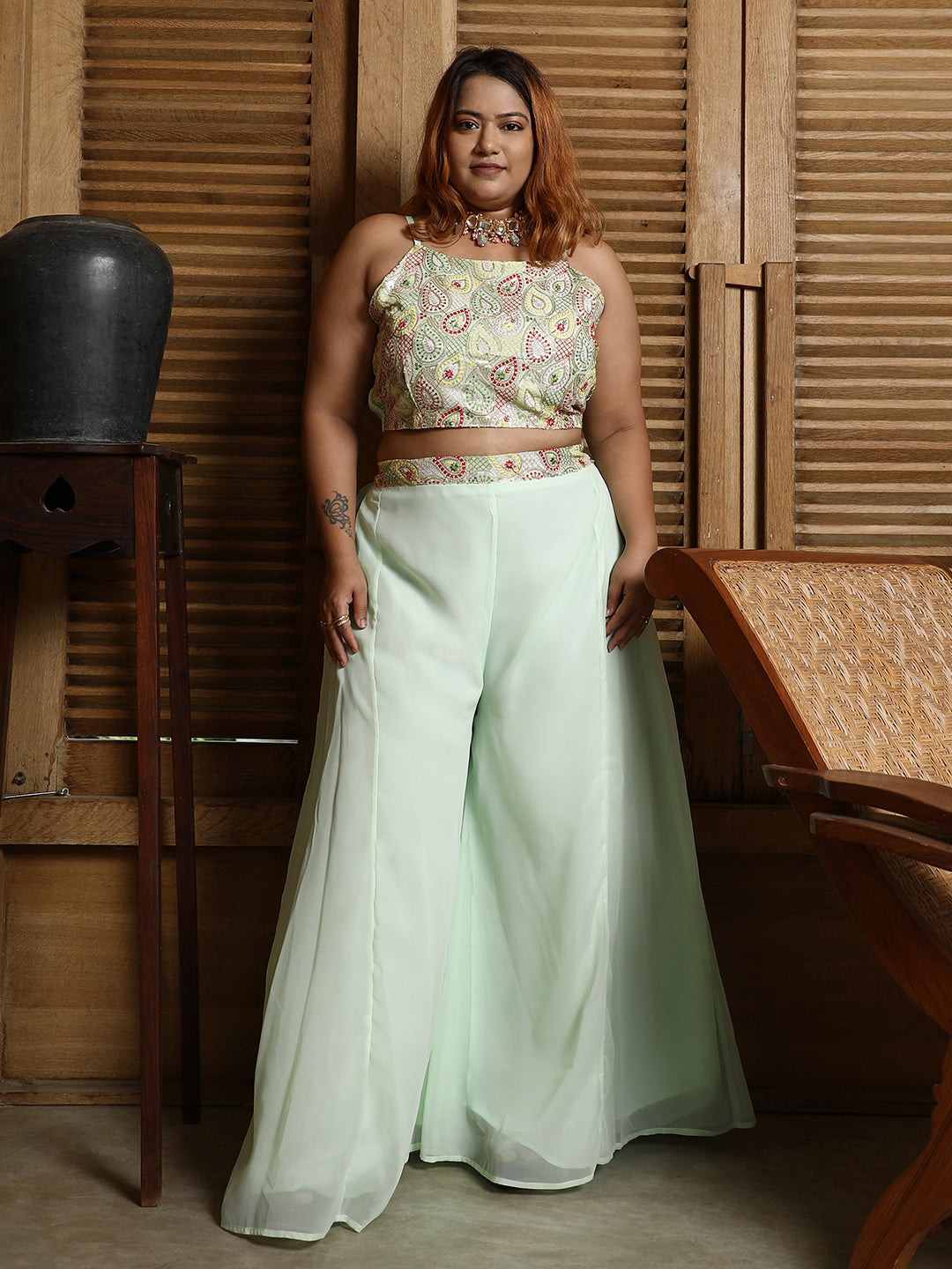 Paisley Flared Co-Ord Set