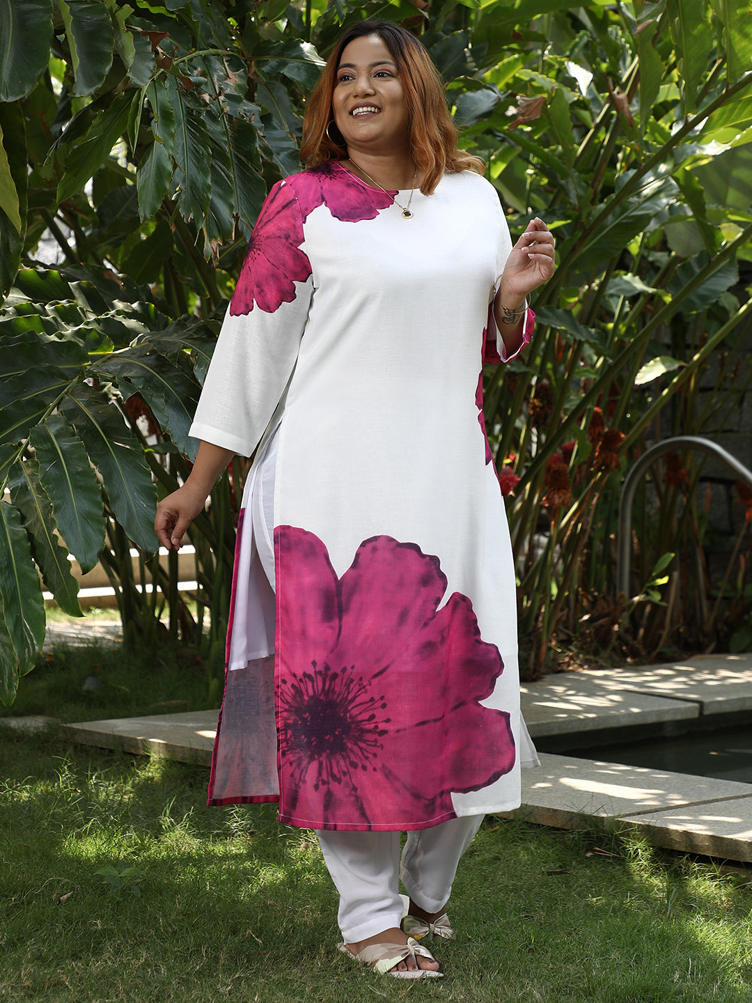 Primrose Flora Kurta With Trousers