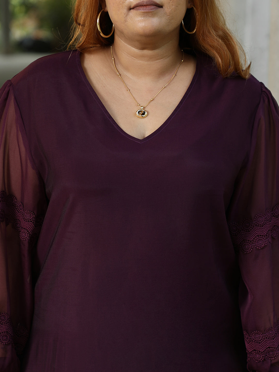 Solid Flared Kurta Set