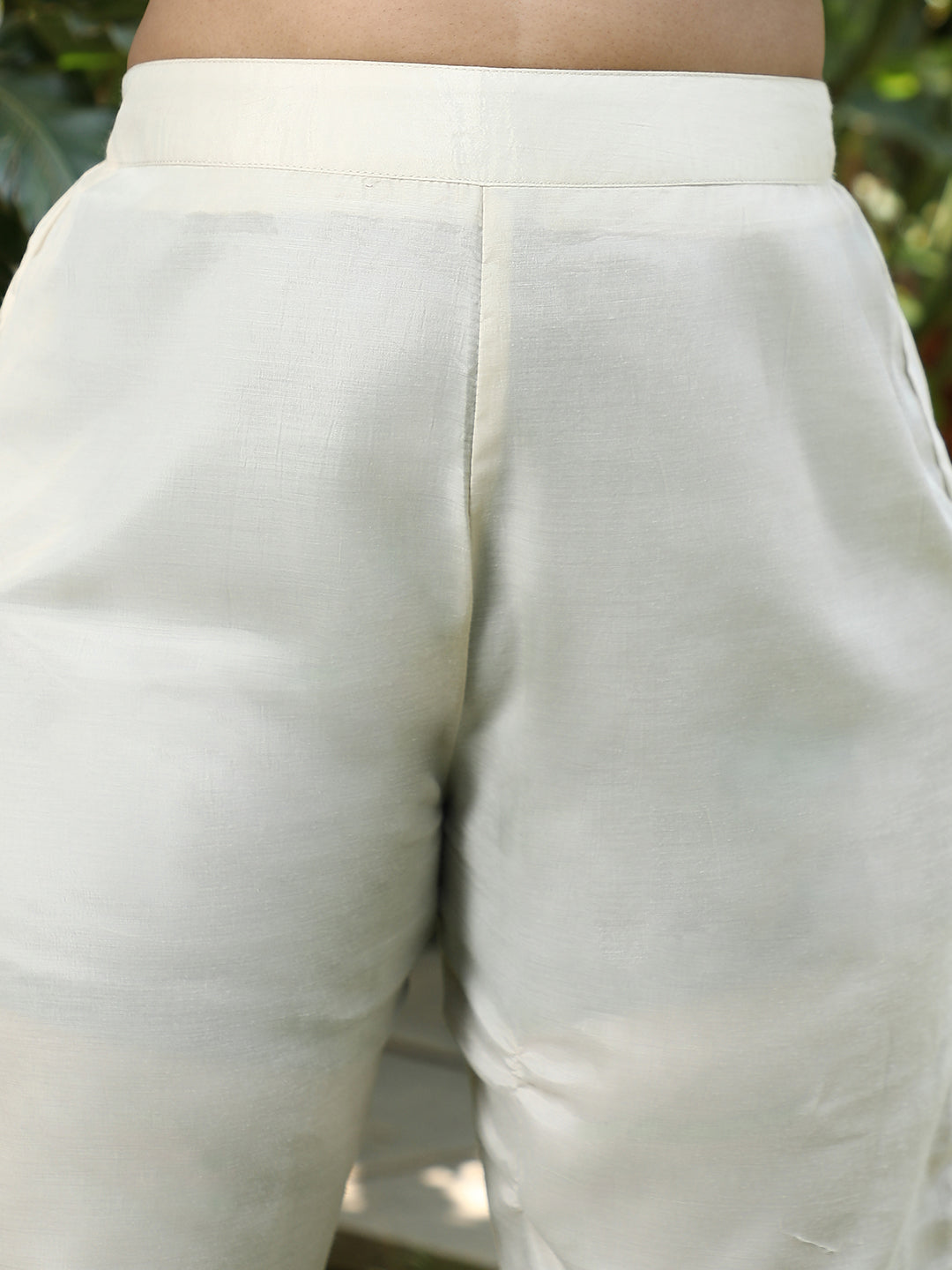 Palm Foliage Kurti With Trousers