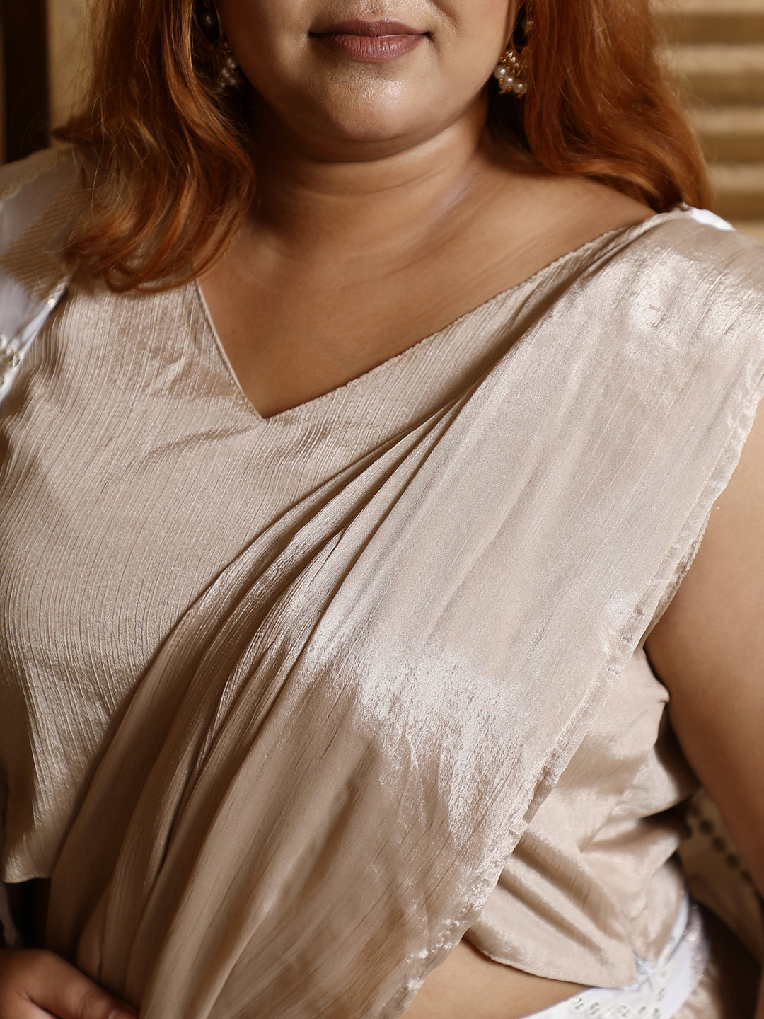 Bijou Cape Pre-Draped Saree