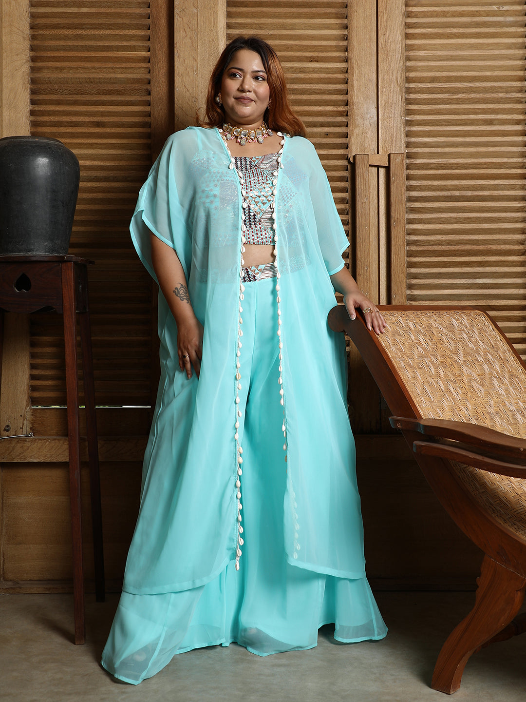 Block Flared Co-Ord Set