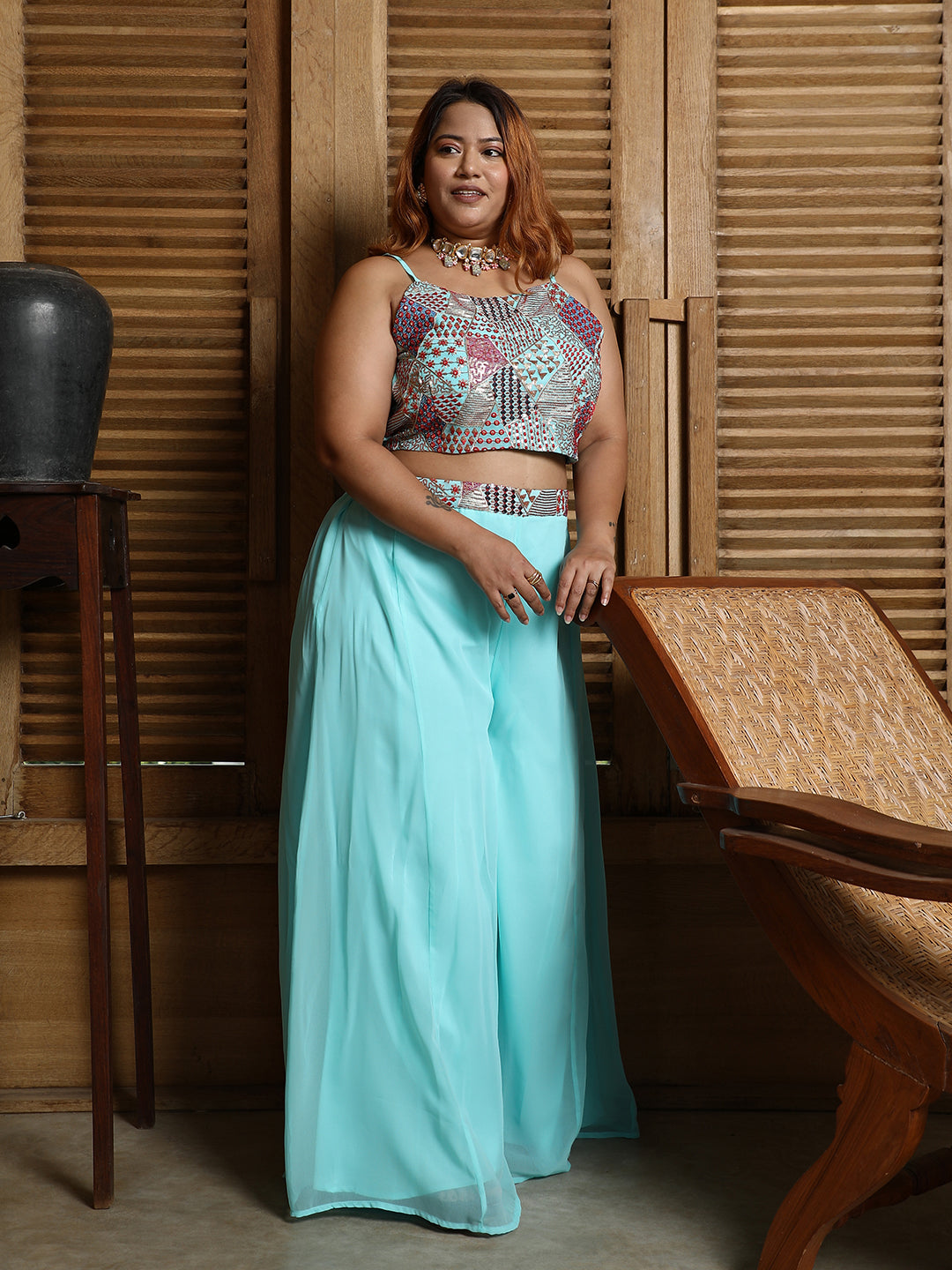 Block Flared Co-Ord Set