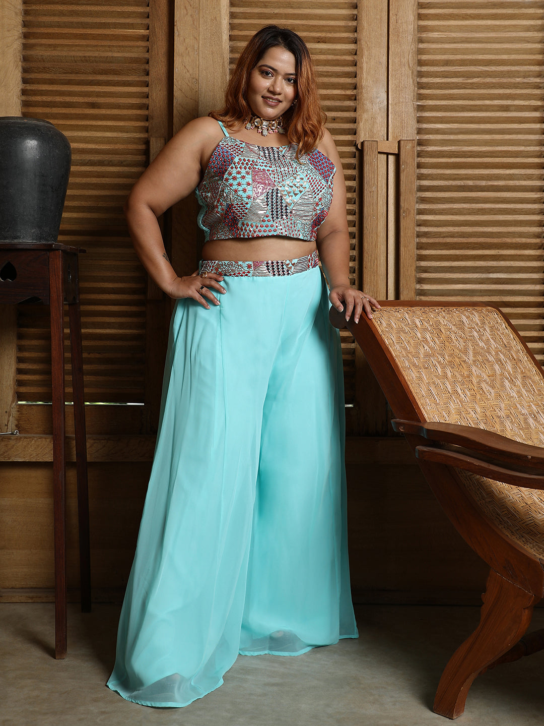Block Flared Co-Ord Set