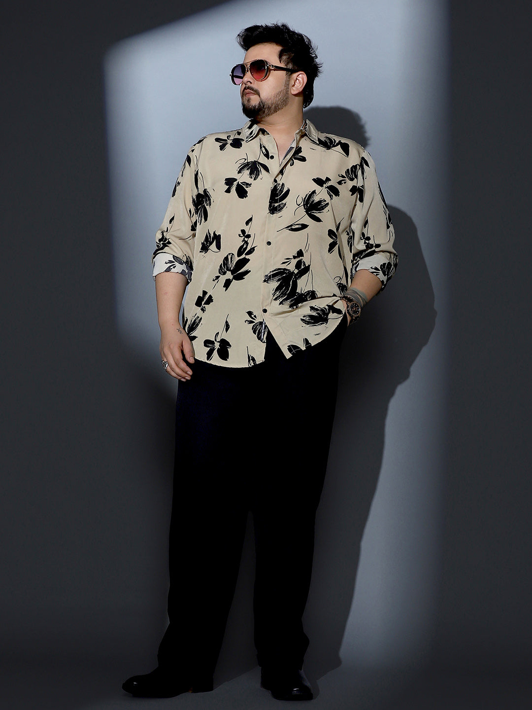 Flora-Stroke Imprint Shirt