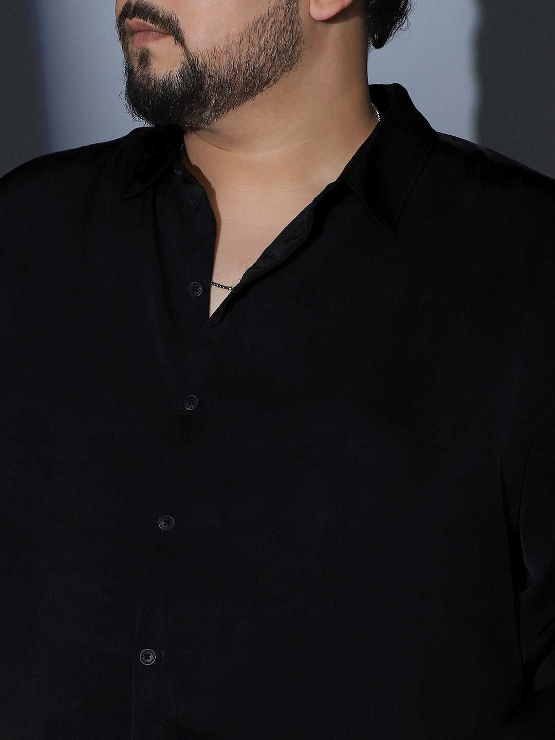 Crushed-Textured Shirt