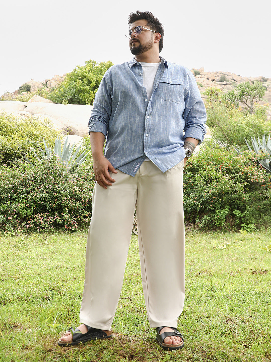 Thread-Jacquard Shirt