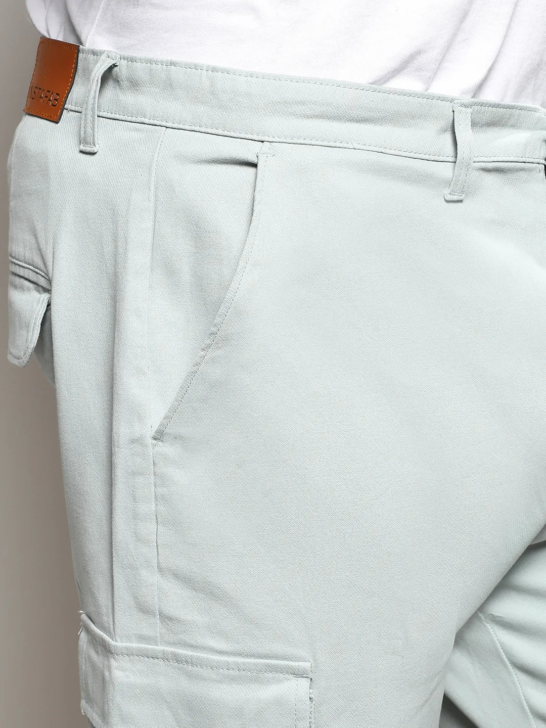 Sage Green Cargo Trousers