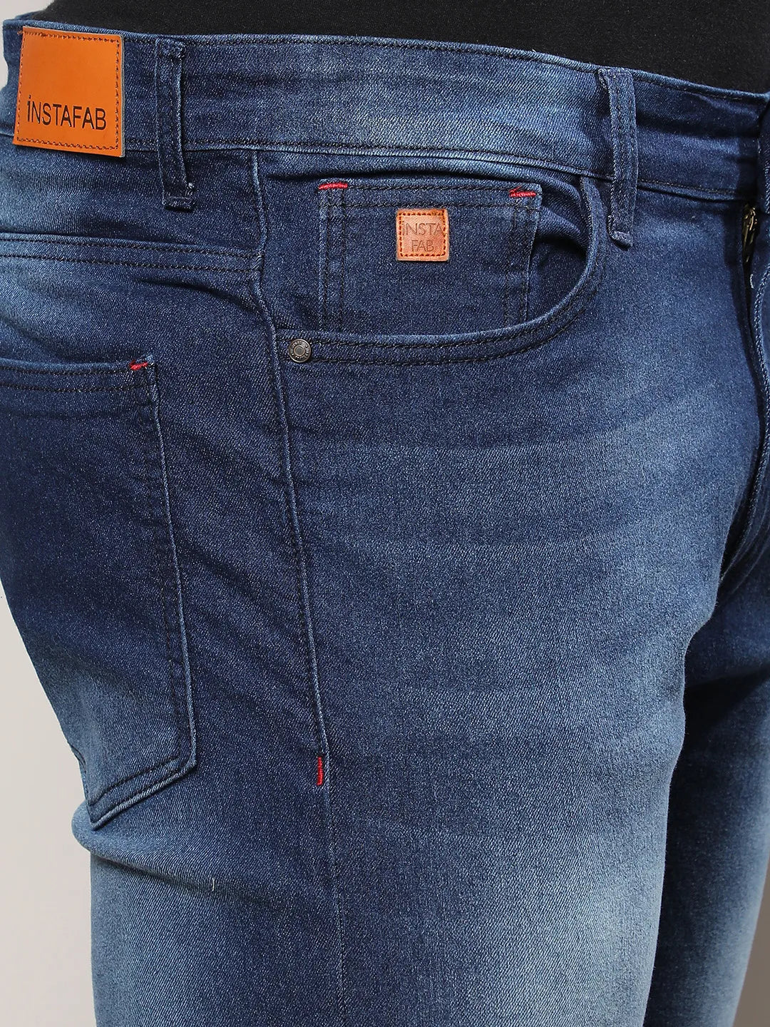 Self Design Stylish Casual Denim Jeans