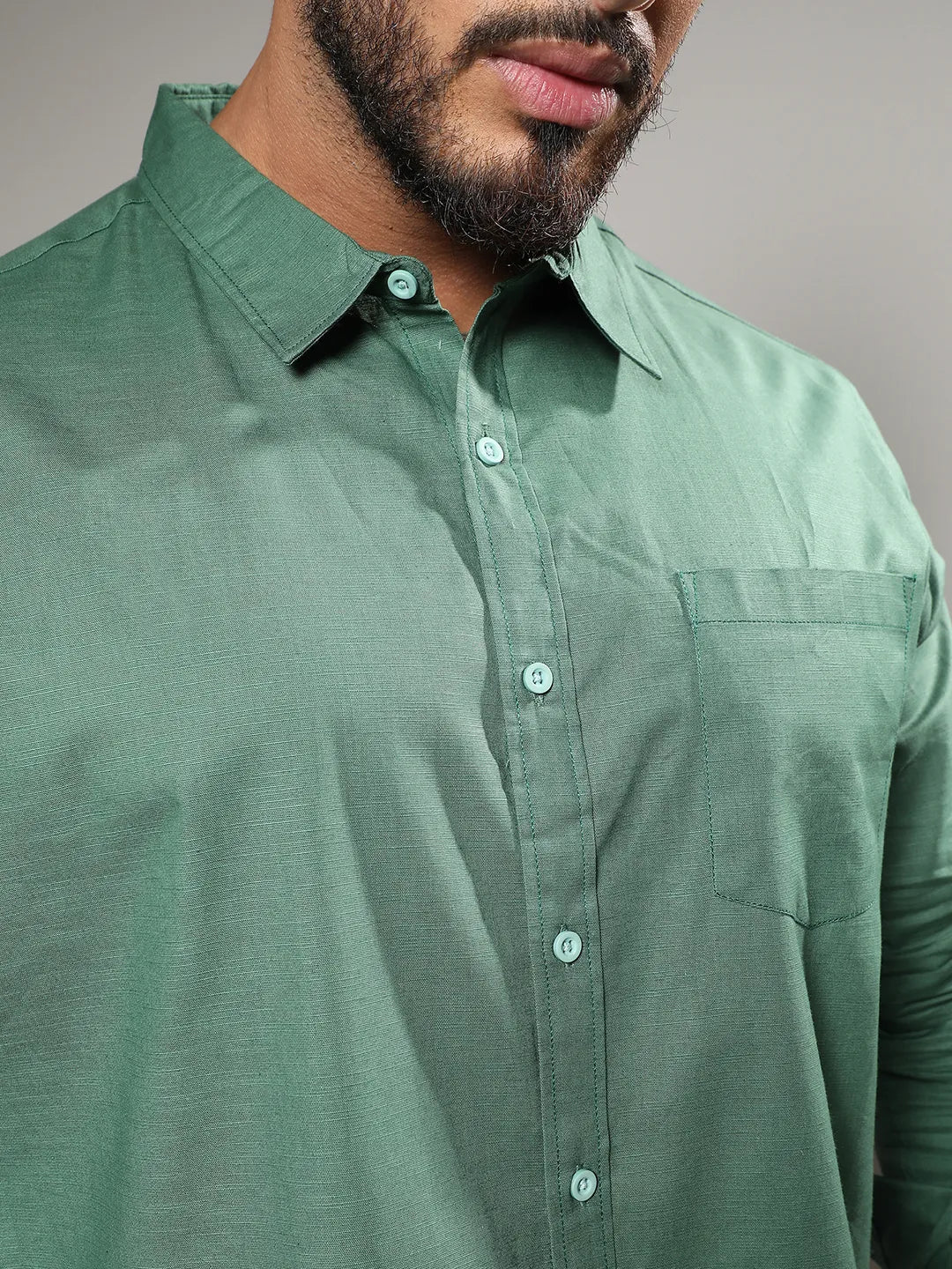 Solid Stylish Casual Shirt