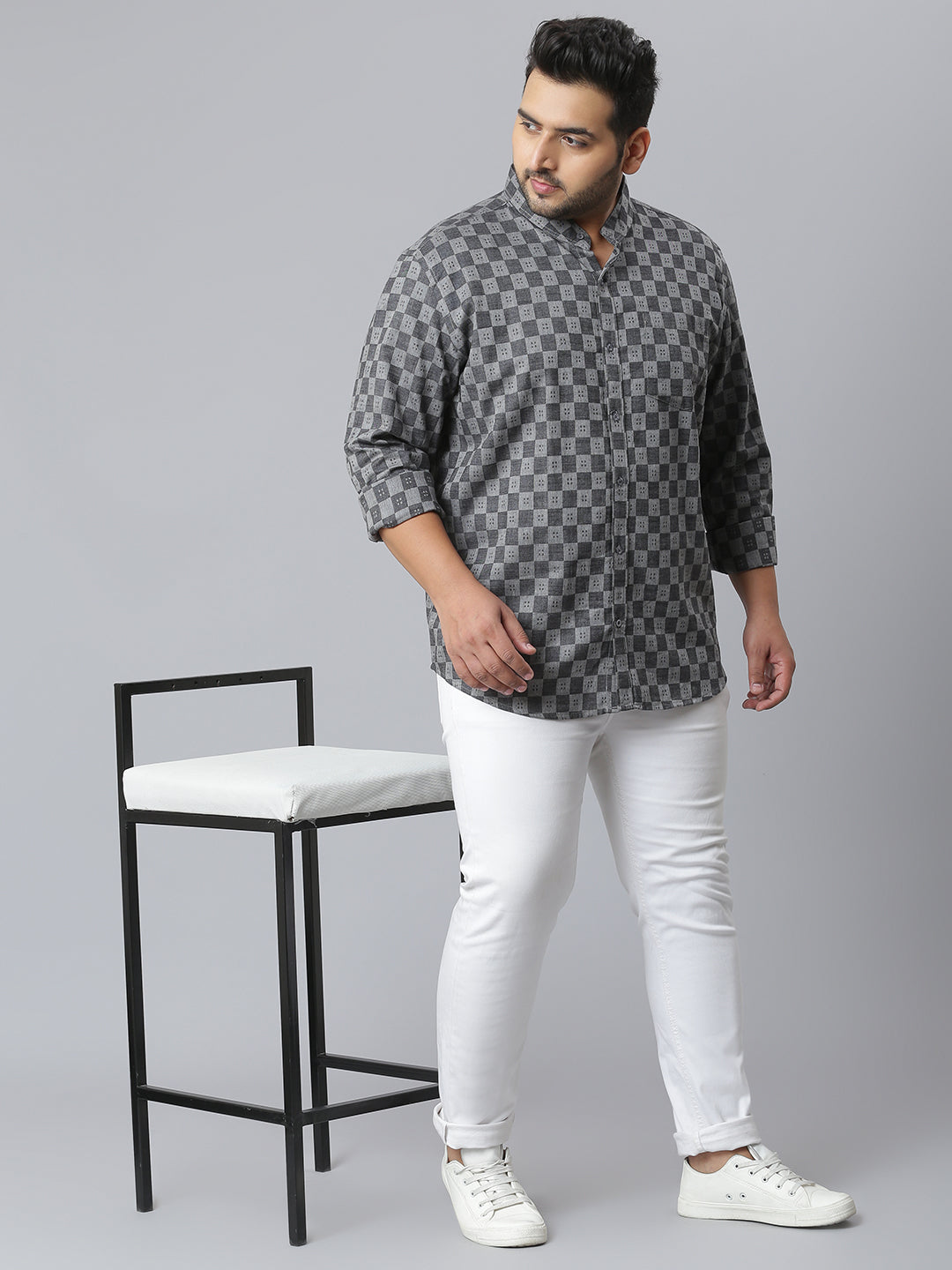 SOLID STYLISH CASUAL SHIRT