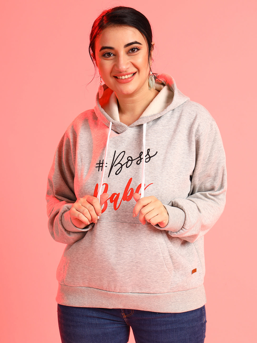 Printed Hooded Sweatshirt