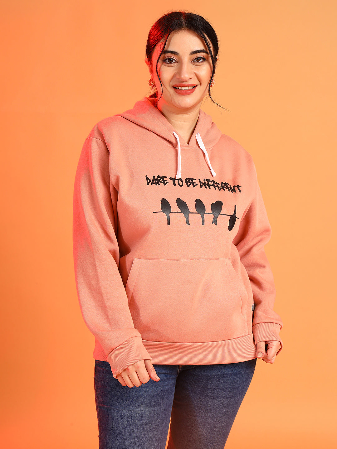 Printed Hooded Sweatshirt