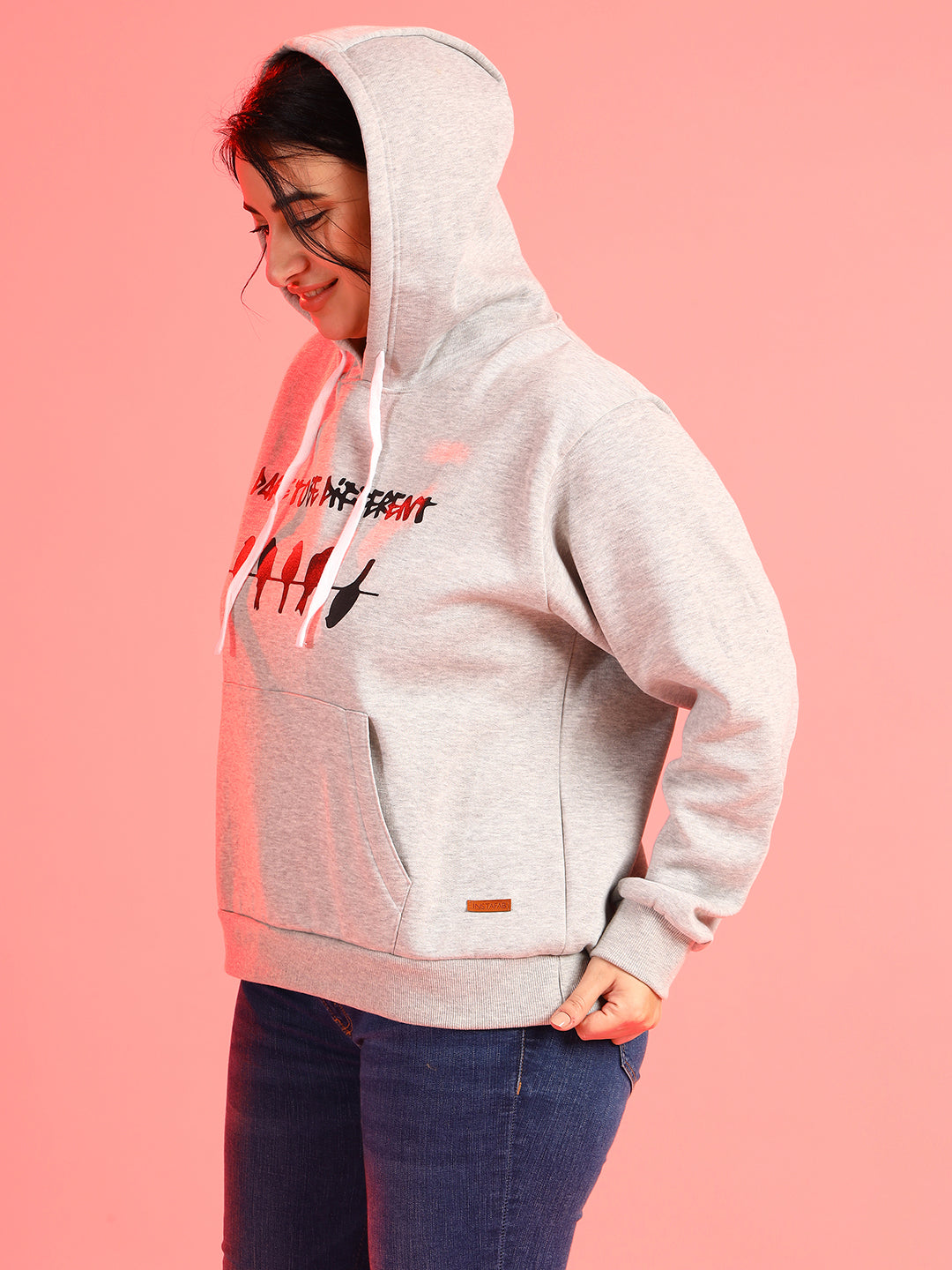 Printed Hooded Sweatshirt