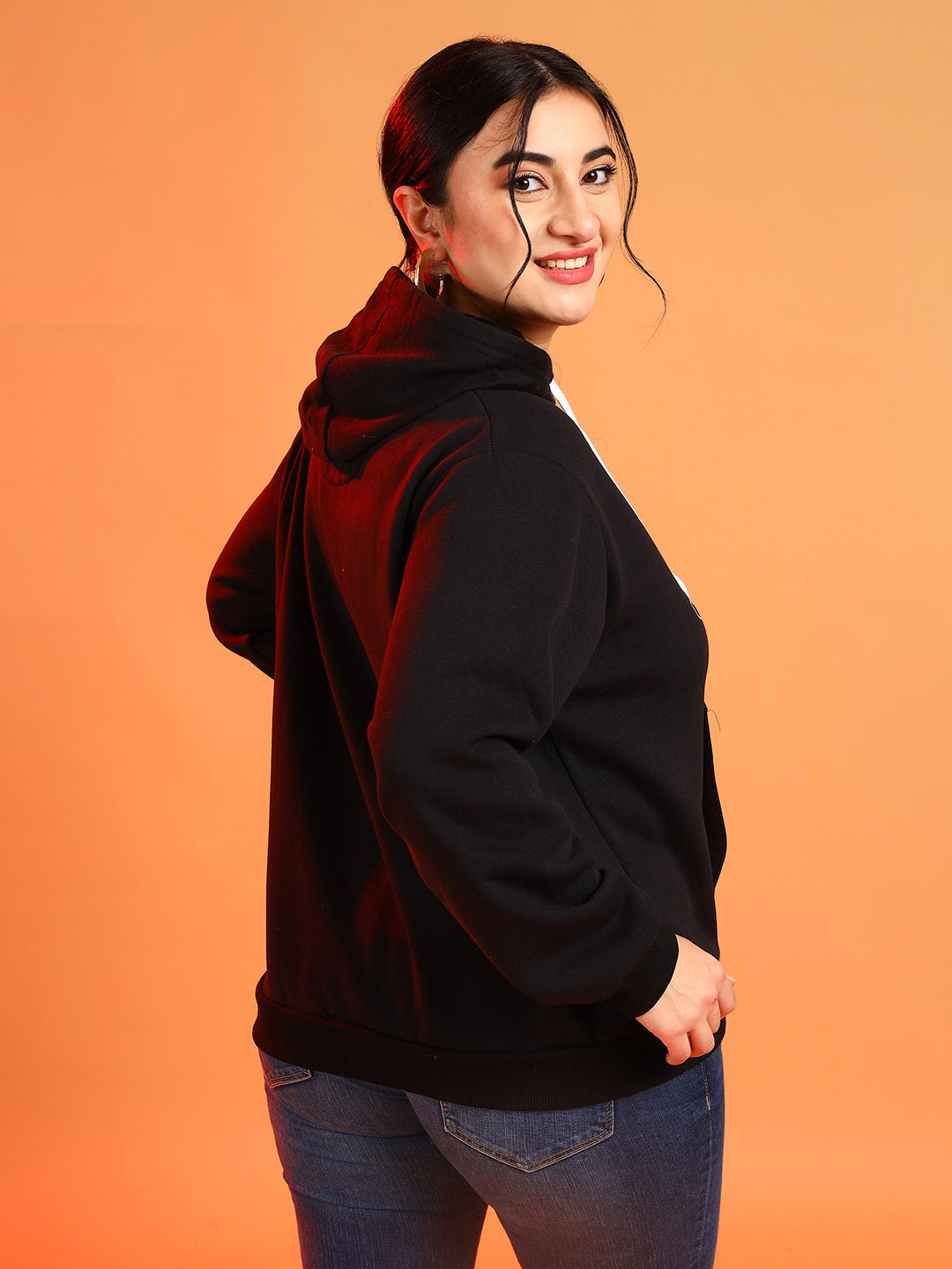 Printed Hooded Sweatshirt