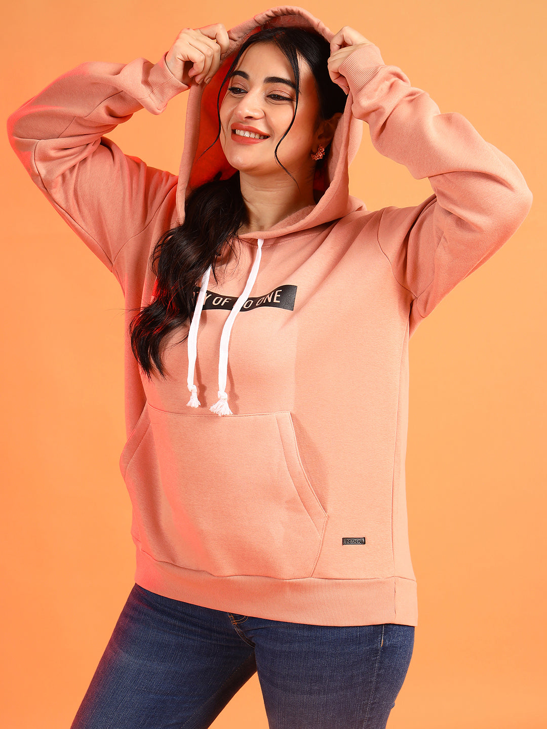 Printed Hooded Sweatshirt