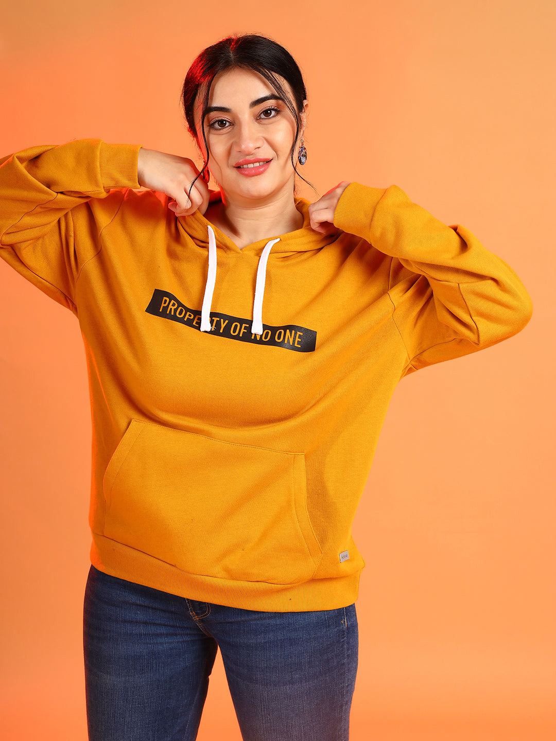 Printed Hooded Sweatshirt