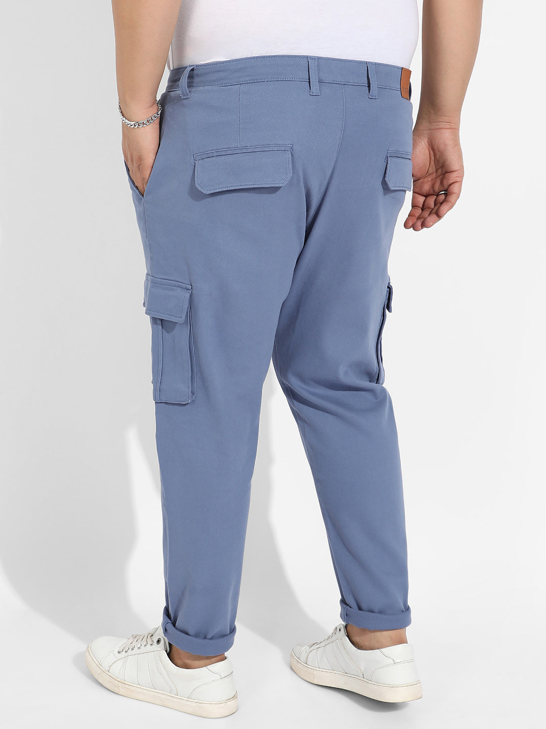 Blue Cargo Trousers