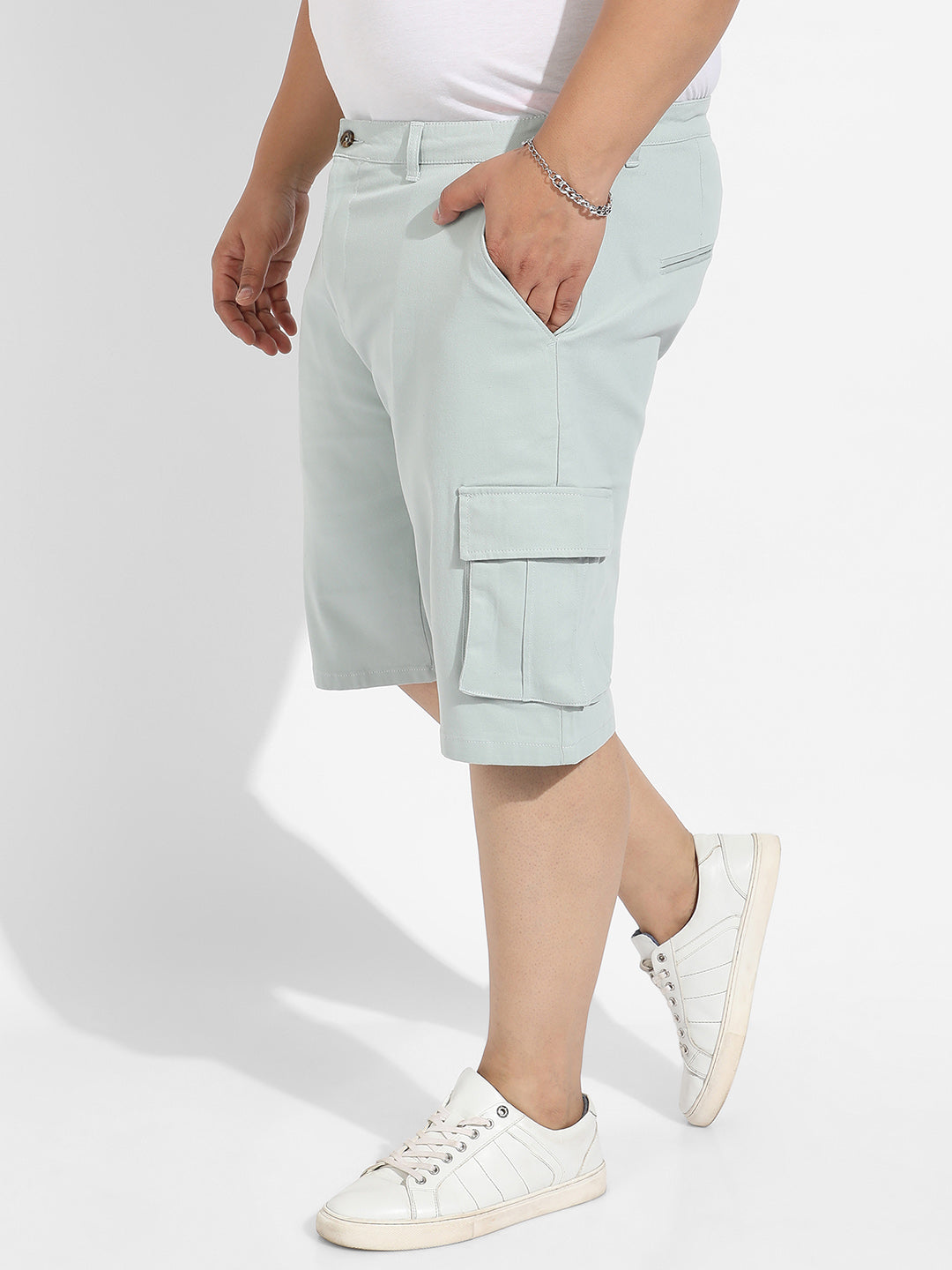 Sage Green Cargo Shorts