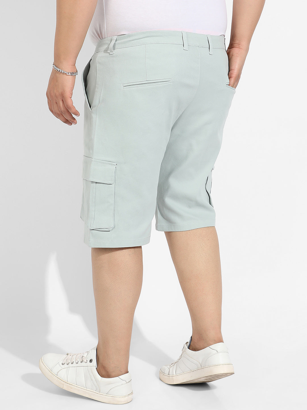 Sage Green Cargo Shorts