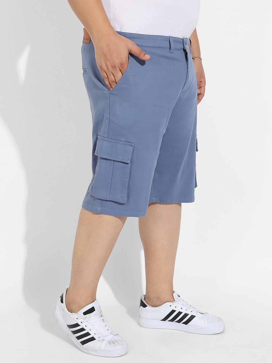 Blue Cargo Shorts