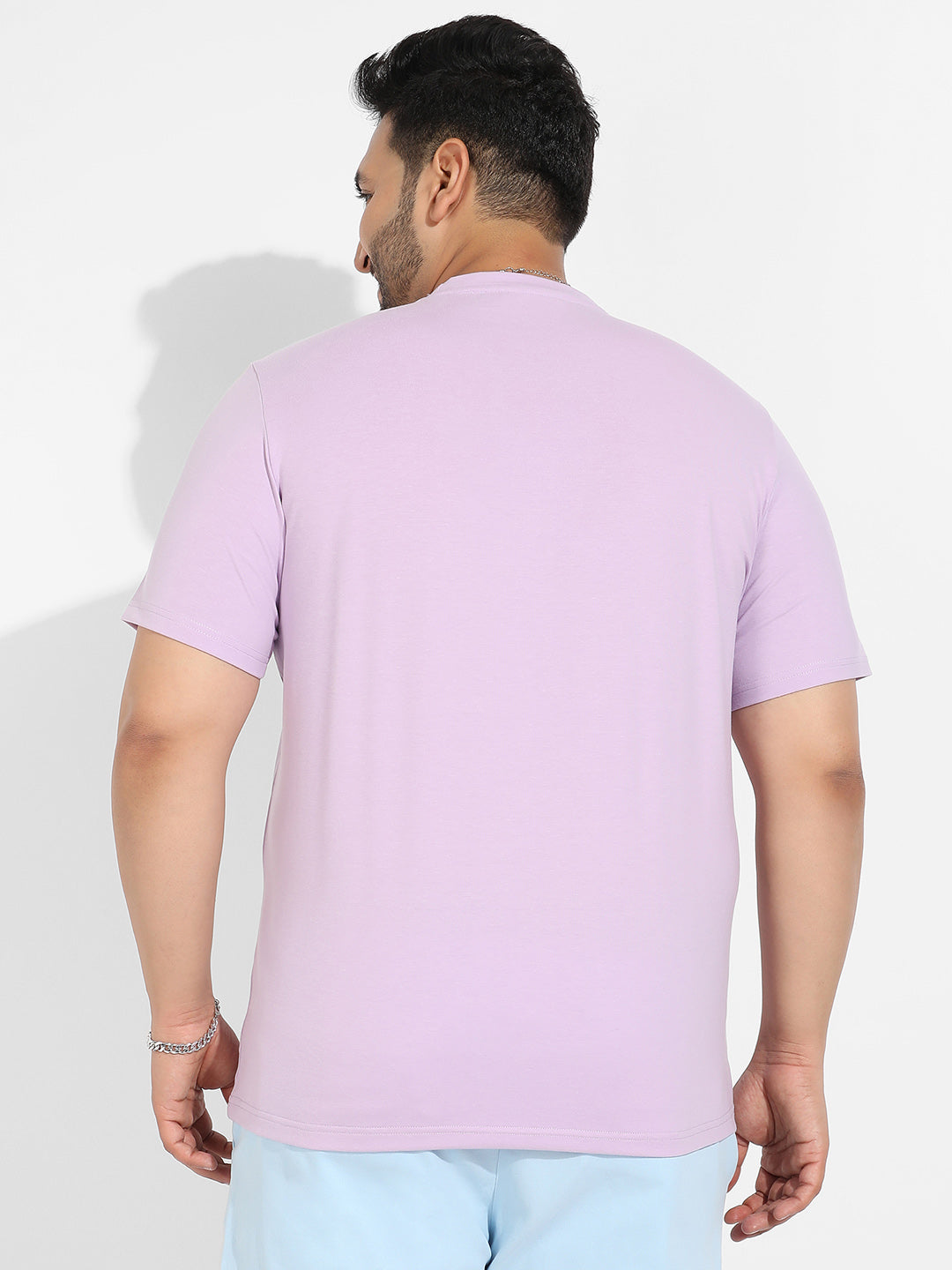 Lilac Basic Regular Fit T-Shirt