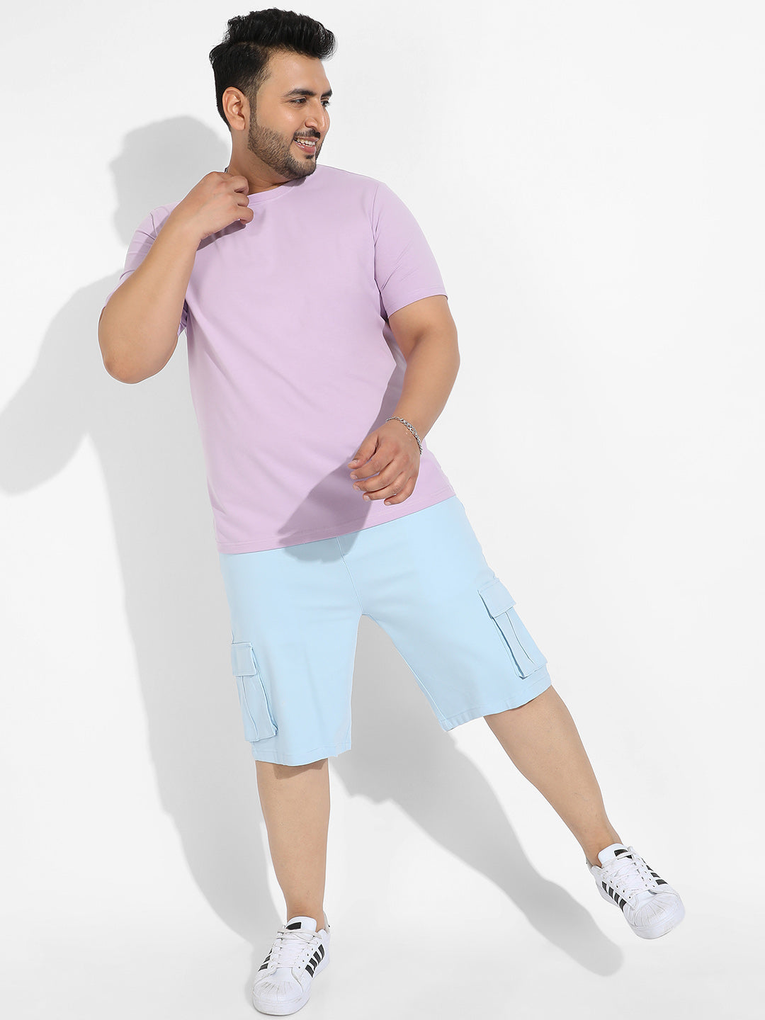 Lilac Basic Regular Fit T-Shirt