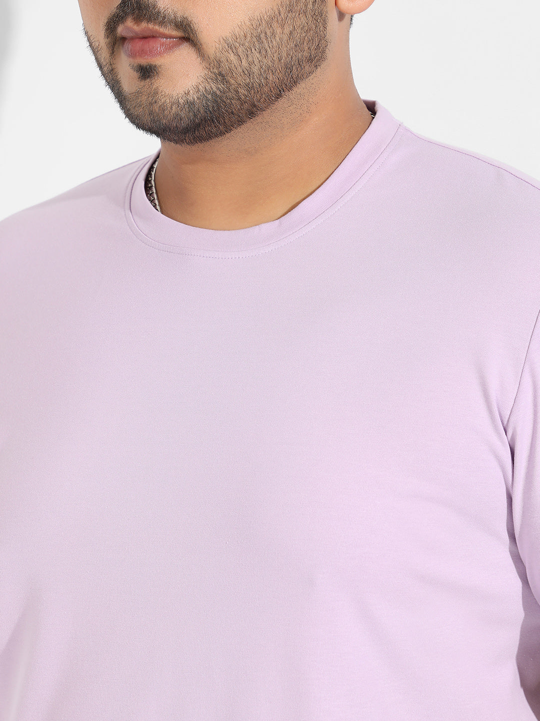 Lilac Basic Regular Fit T-Shirt
