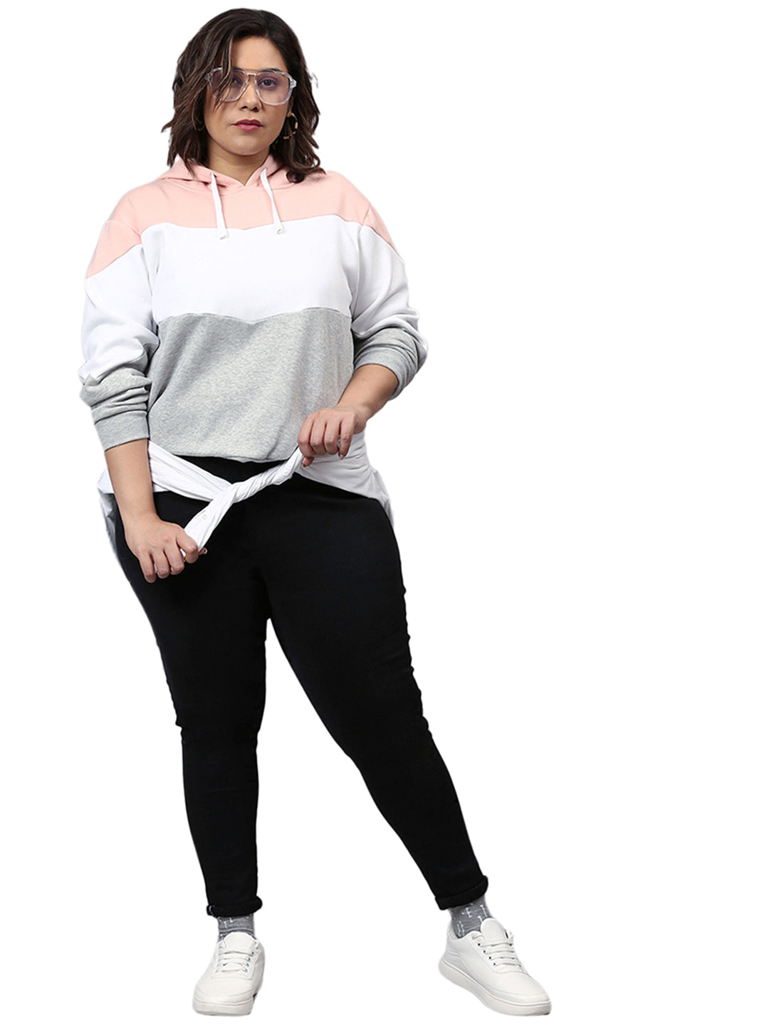 Colorblocked Casual Sweatshirt