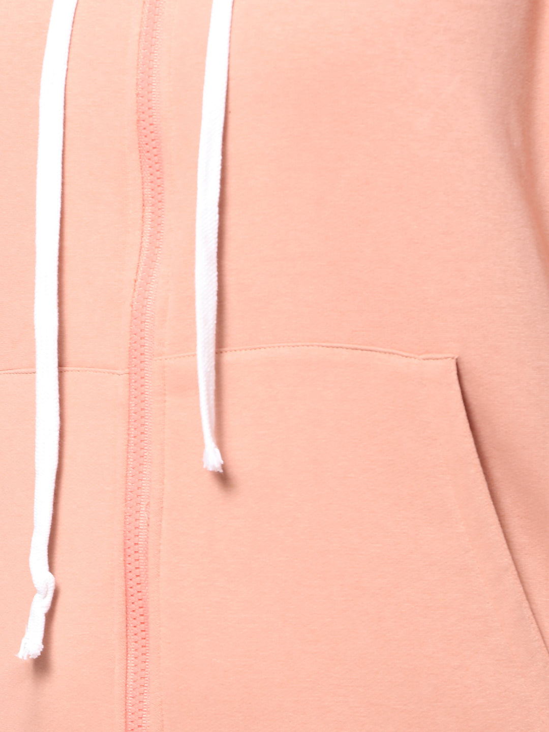 INSTAFAB PLUS WOMEN PLUS SIZE SOLID STYLISH CASUAL WINTER ZIPPER HOODED SWEATSHIRT