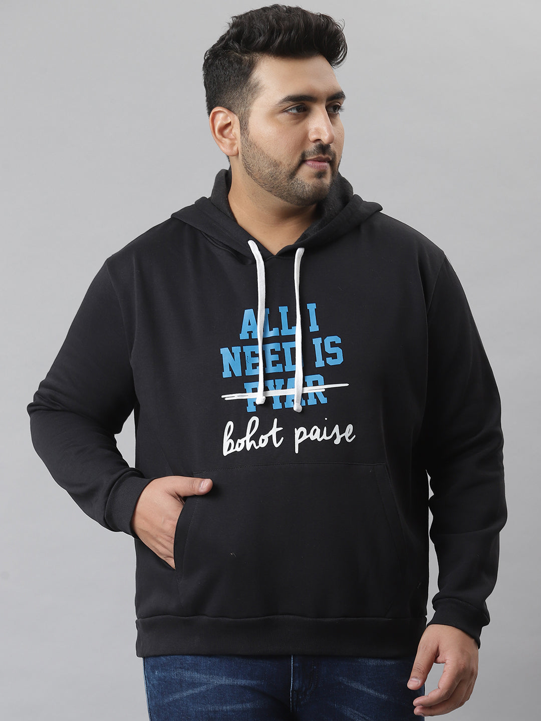 Printed Hooded Sweatshirt