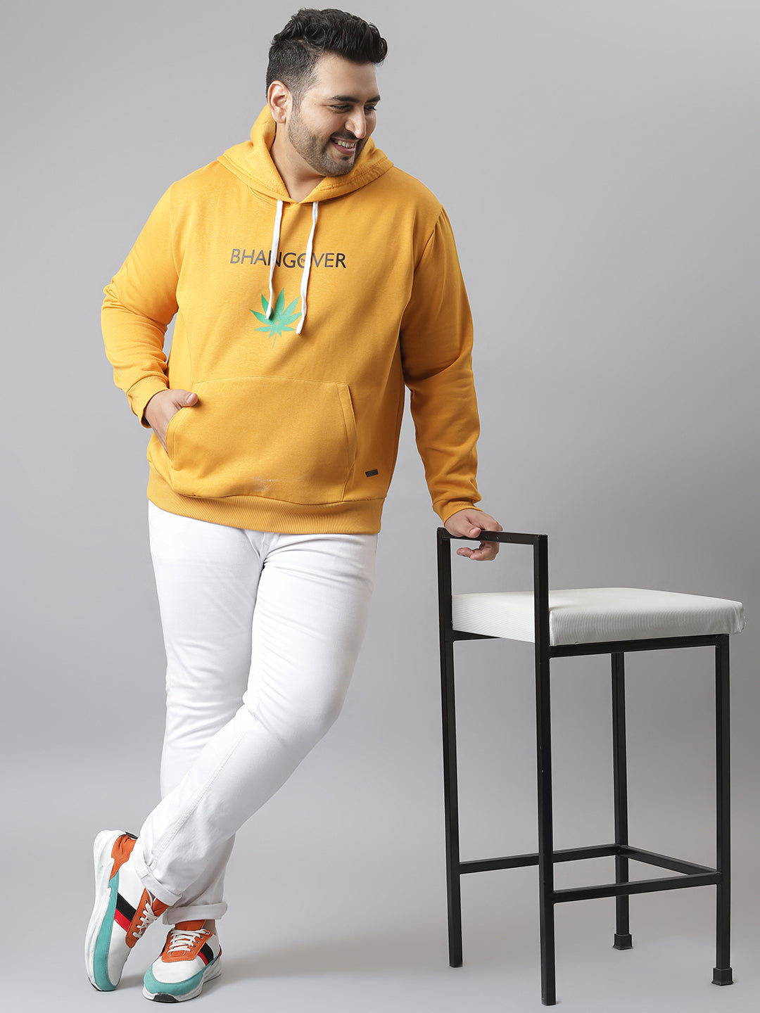 Printed Hooded Sweatshirt