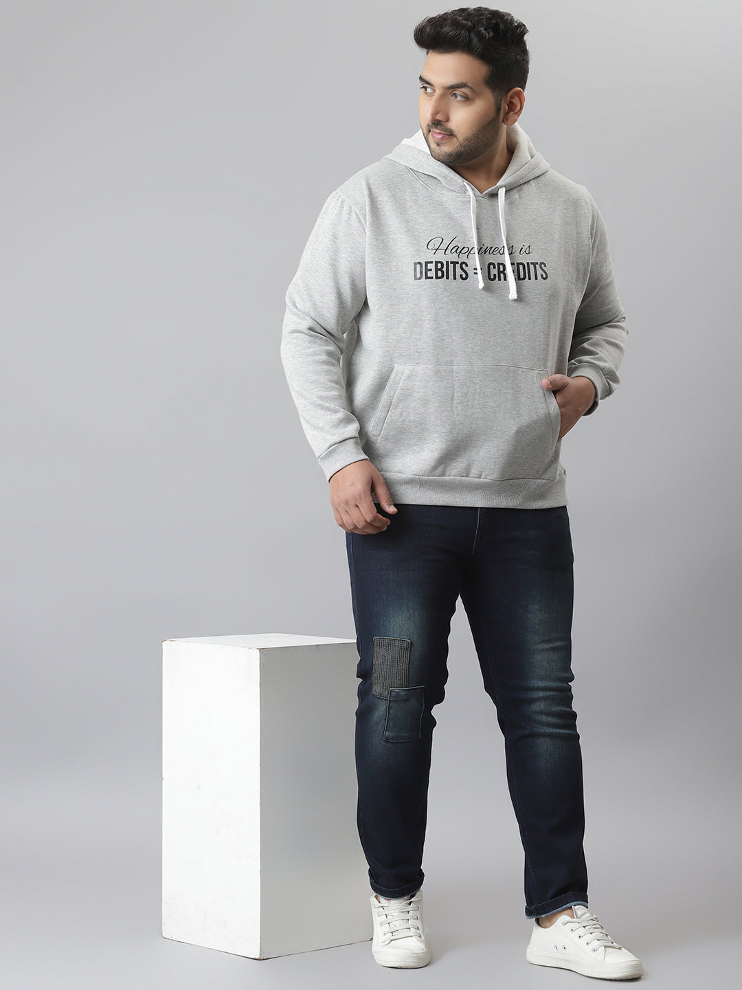 Printed Hooded Sweatshirt