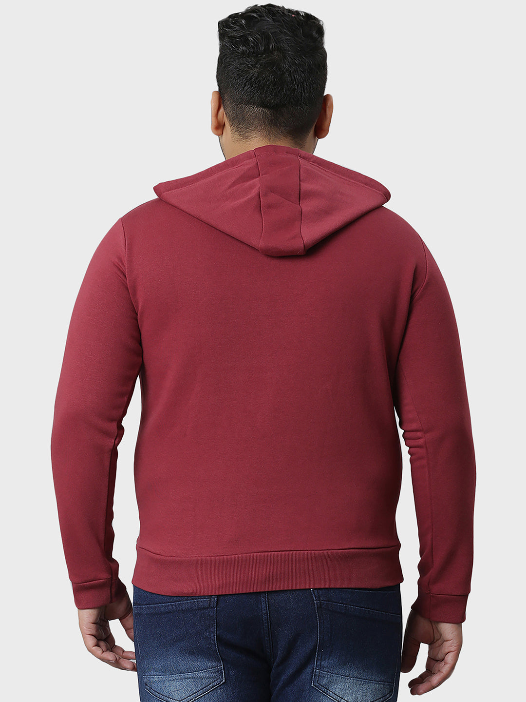 Printed Stylish Casual Winter Hooded Sweatshirt