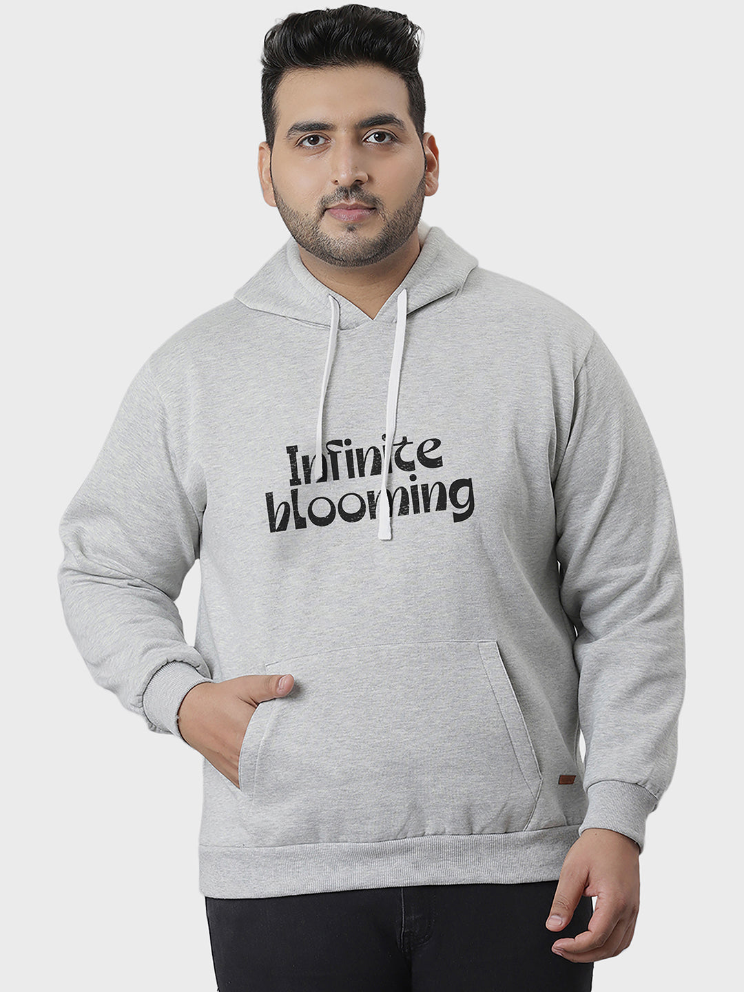 Printed Stylish Casual Winter Hooded Sweatshirt