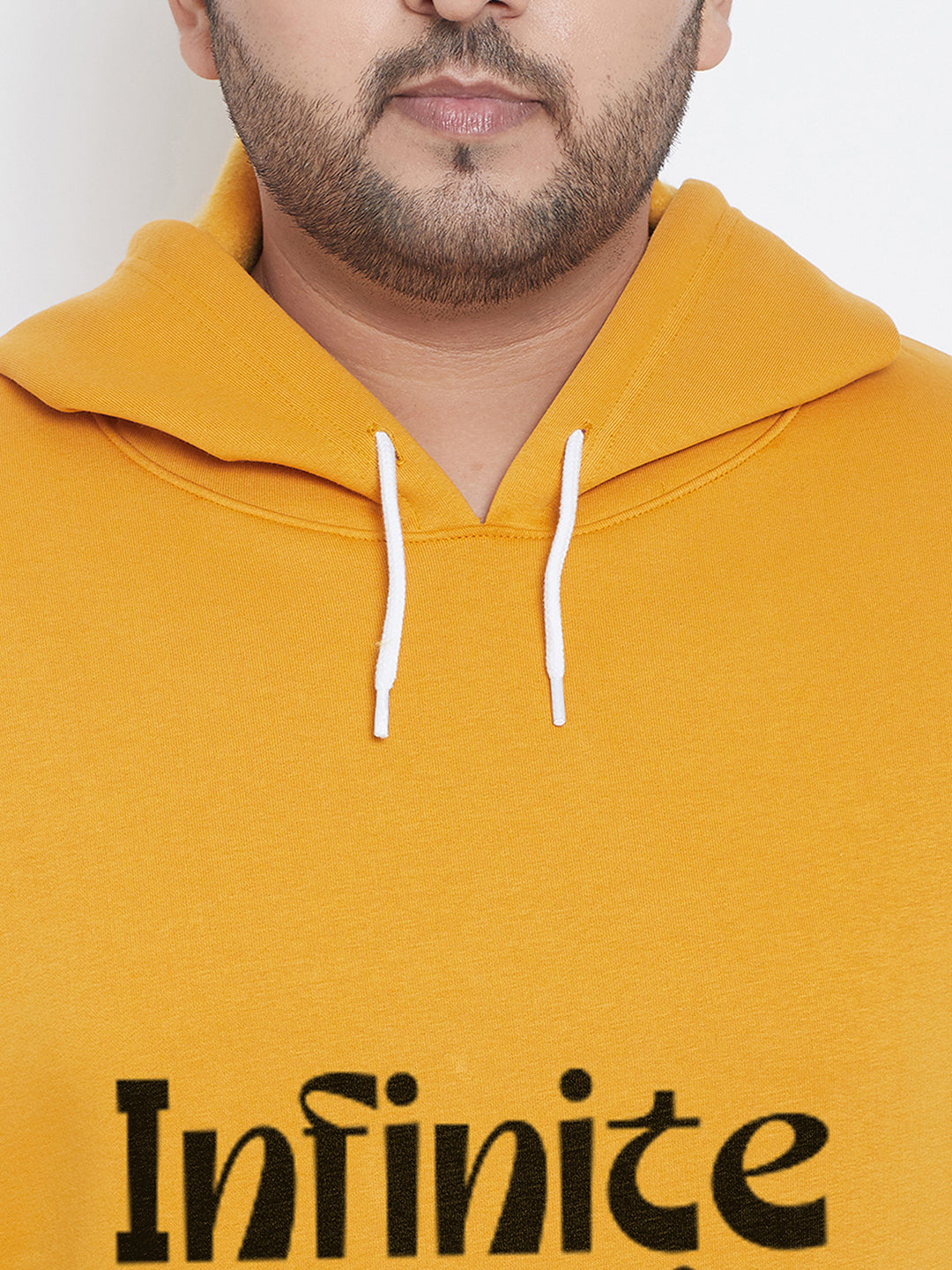 Solid Full Sleeve Hooded Casual Sweatshirt
