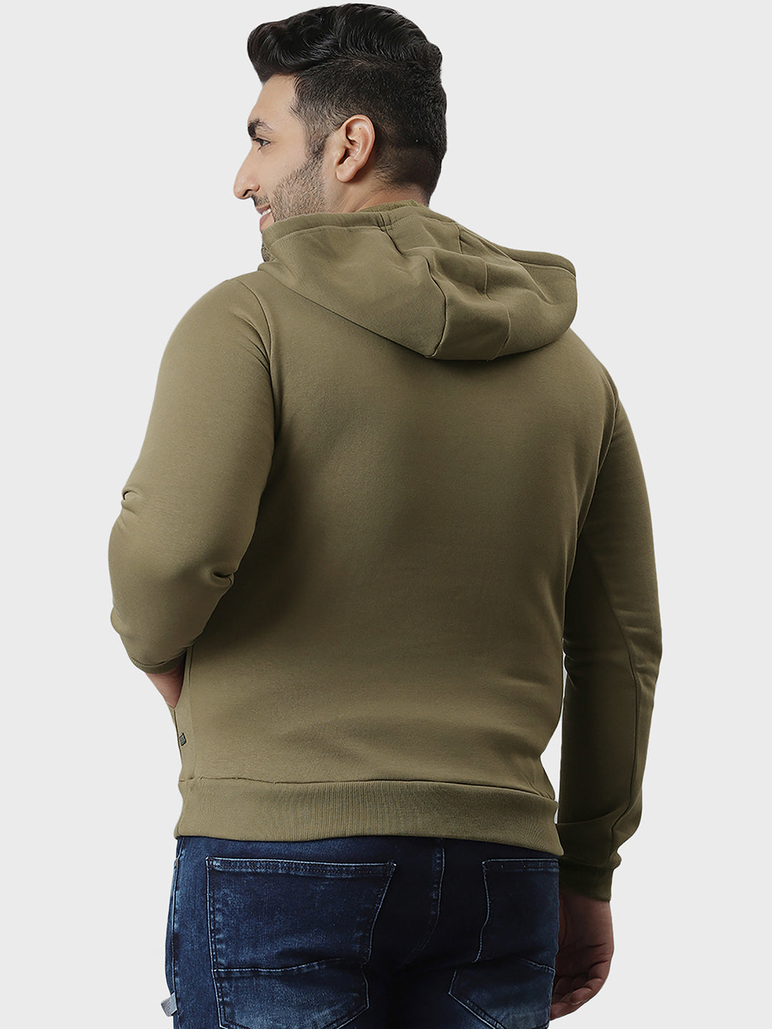 Printed Stylish Casual Winter Hooded Sweatshirt