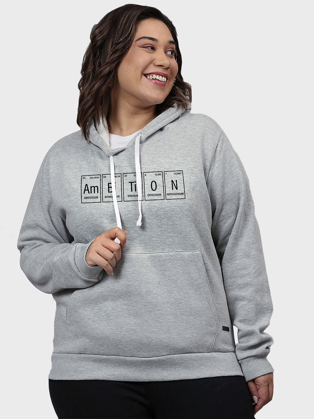 Grey Casual Hoodie