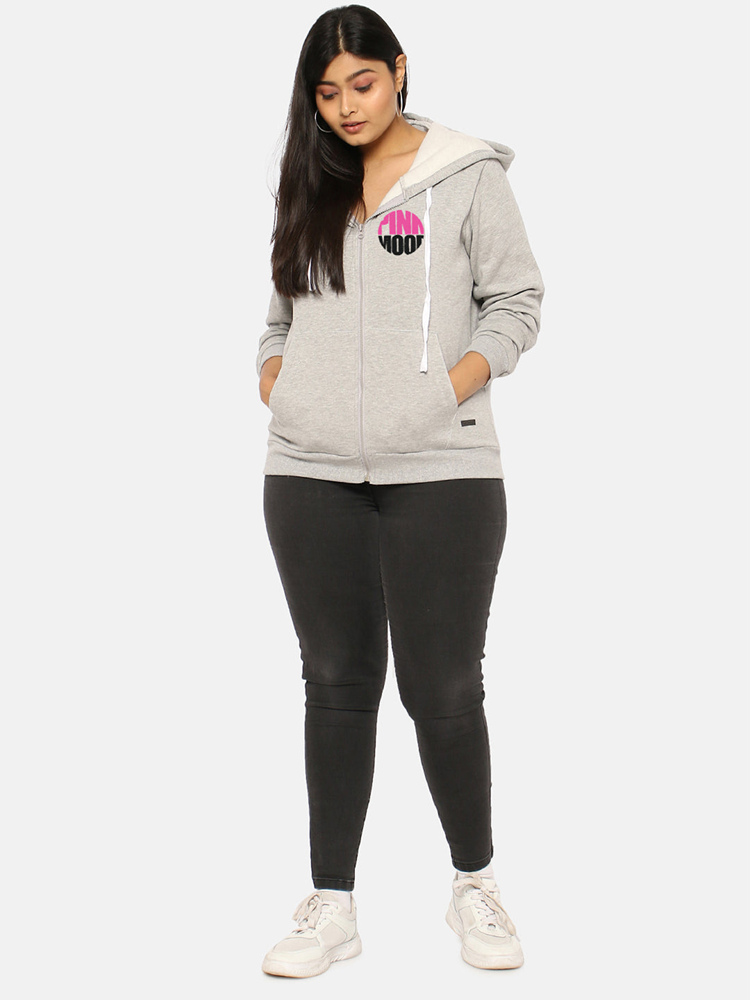 Printed Stylish Casual Hooded Sweatshirt