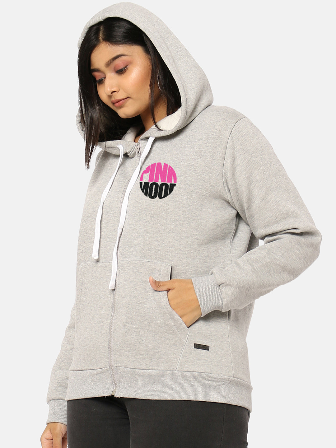 Printed Stylish Casual Hooded Sweatshirt