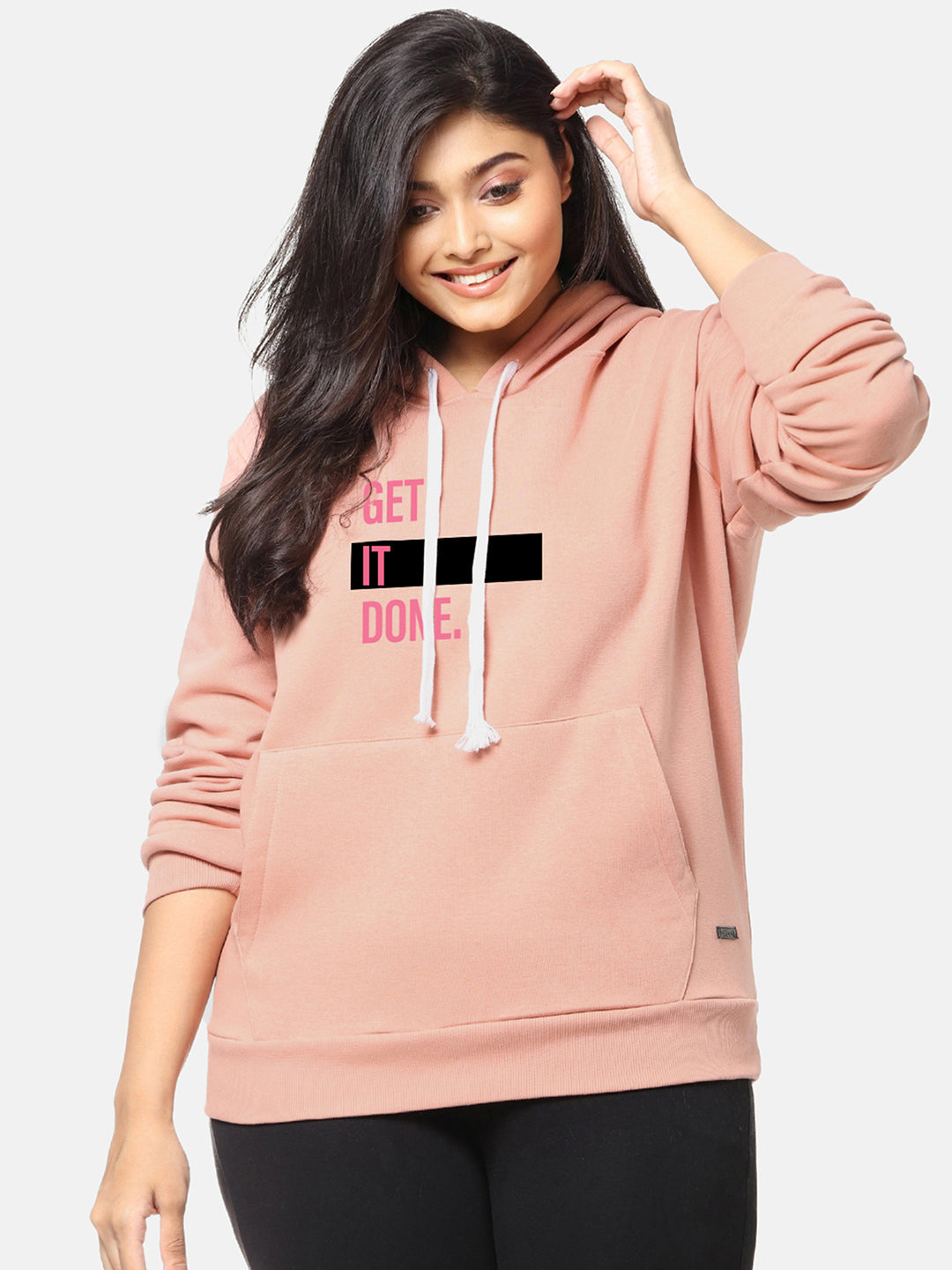 Baby Pink Hooded Sweatshirt