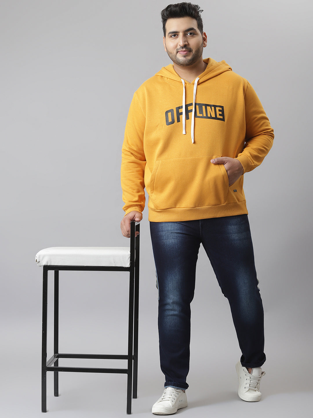 Printed Hooded Sweatshirt