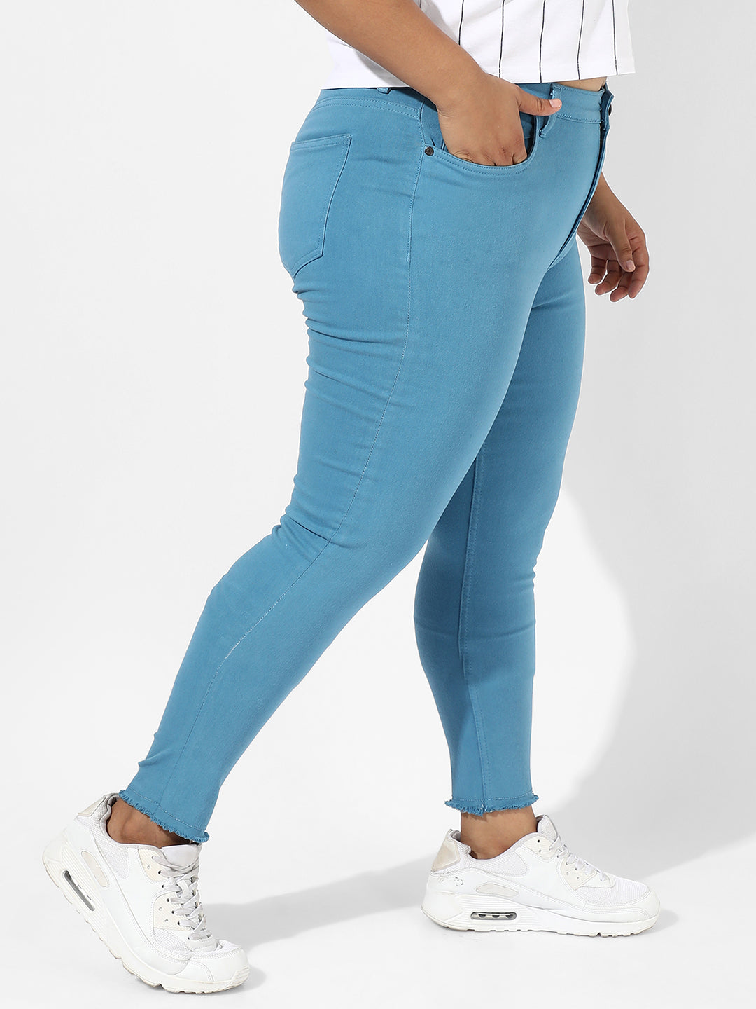 Blue Colour Pop Denim Jeans