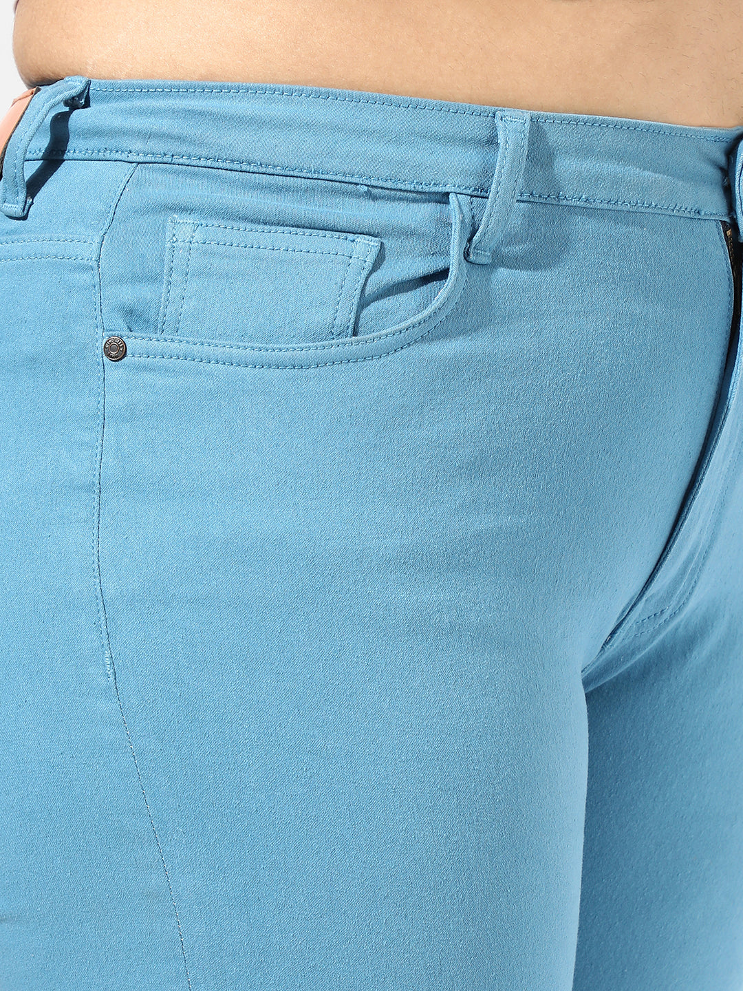 Blue Colour Pop Denim Jeans