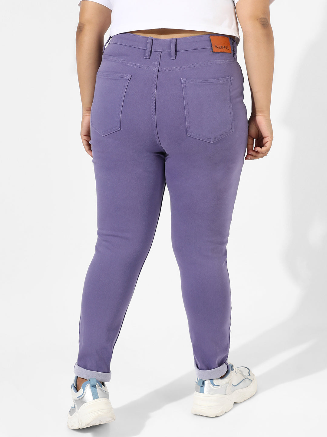 Purple Colour Pop Denim Jeans